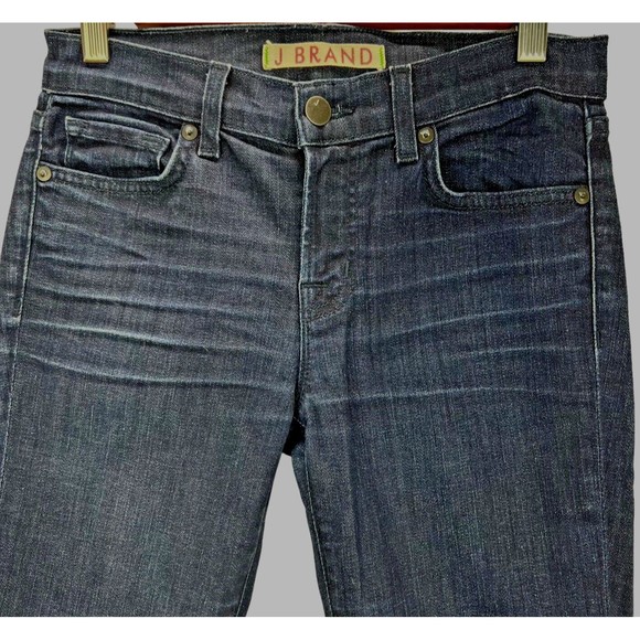 J Brand Skinny Leg Jeans Eclipse Dark Wash Stretch Sz 25 x30L - Picture 2 of 8